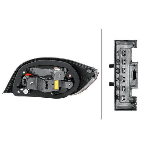 Hella Tail Light / Lamp W16W Left 2VP 008 679-111