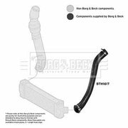 Borg & Beck Intercooler Turbo Charge Air Hose BTH1617