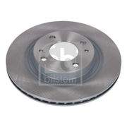 Febi 2 x Internally Vented Front Brake Discs 170600-x2