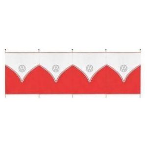 Vw 5 Pole Tall Windbreak Red WB071 - VW - Van Life Living