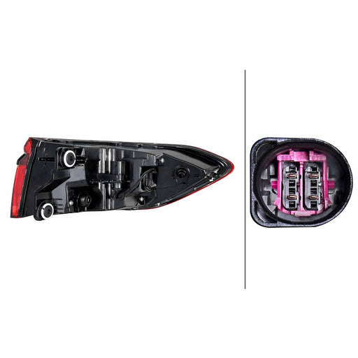 Hella Tail Light / Lamp LED Left 2SD 013 094-631