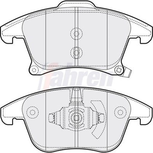 Fahren Front Brake Pad Set FBP3654