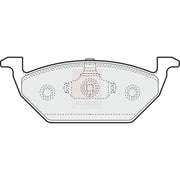 Apec Front Brake Pad Set PAD1062B