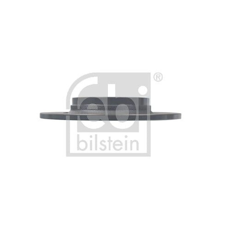 Febi 2 x Solid Rear Brake Discs 108379-x2