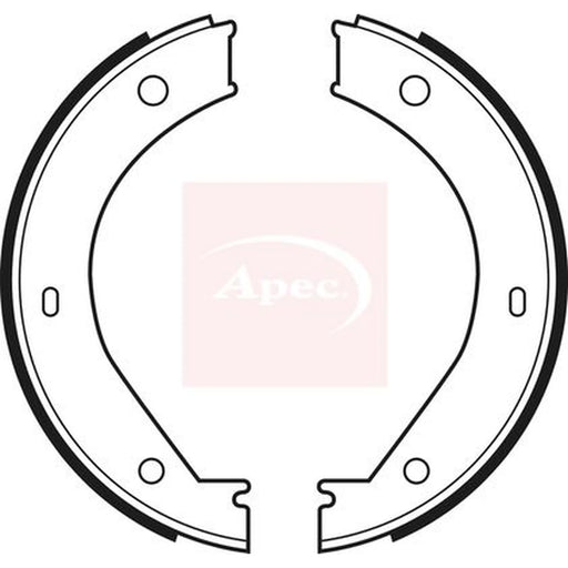Apec Parking Brake Shoe Set SHU486