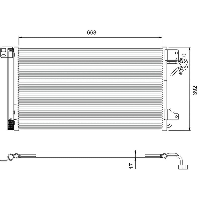 Valeo Air Conditioning Condenser 814015