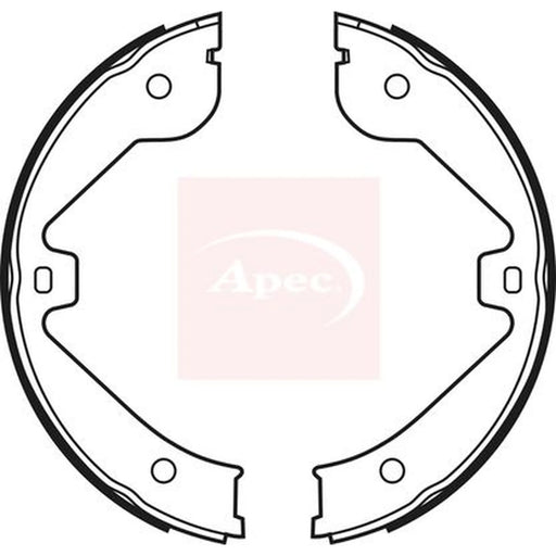 Apec Parking Brake Shoe Set SHU688