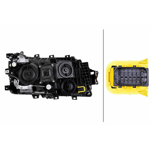Hella Headlight Headlamp H7 Right 1LH 014 541-081