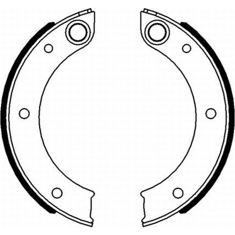 Mintex Parking Brake Shoe Set MFR647