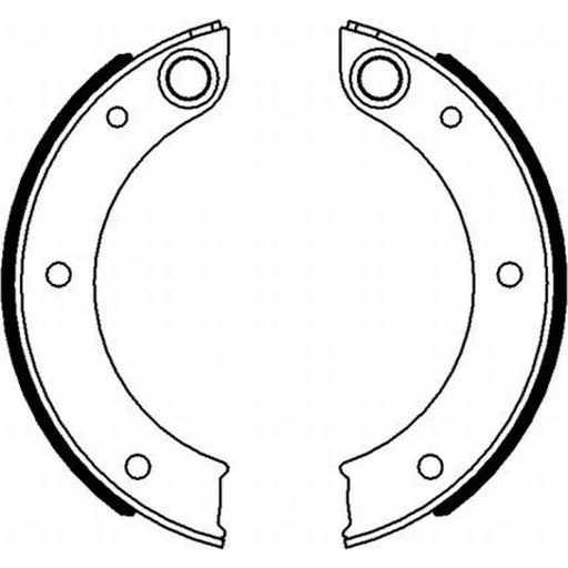 Textar Parking Brake Shoe Set 91071200