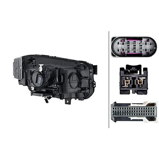 Hella Headlight Headlamp LED Left 1LX 013 080-531