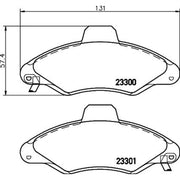 DON Front Brake Pad Set PCP1452