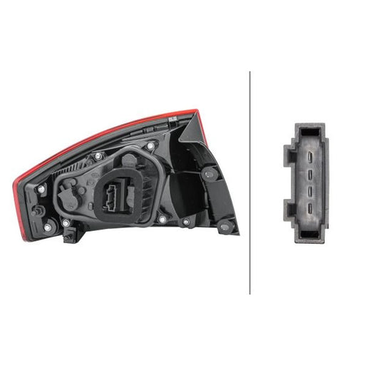Hella Tail Light / Lamp P21W Right 2SD 011 140-061
