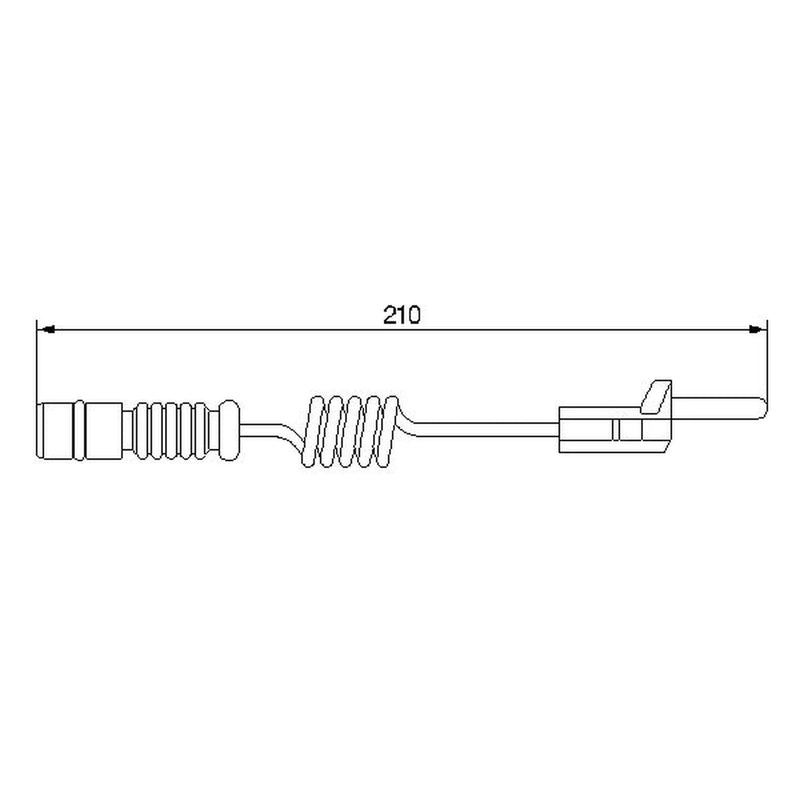 Bosch Brake Pad Wear Sensor Front 1 987 474 969