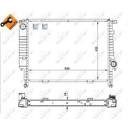NRF Engine Radiator 509588