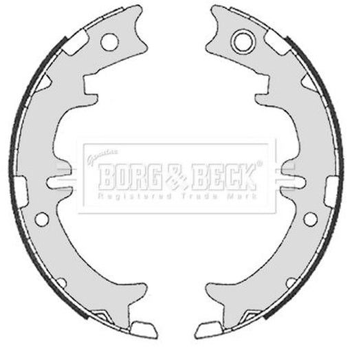 Borg & Beck Parking Brake Shoe Set BBS6330