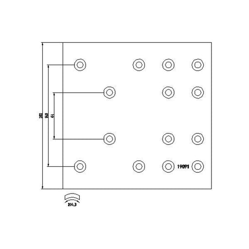 DON Don Cv Brake Lining Set PB4212S7141