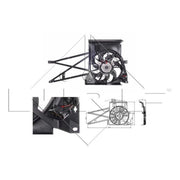 NRF Engine Cooling Fan 47013