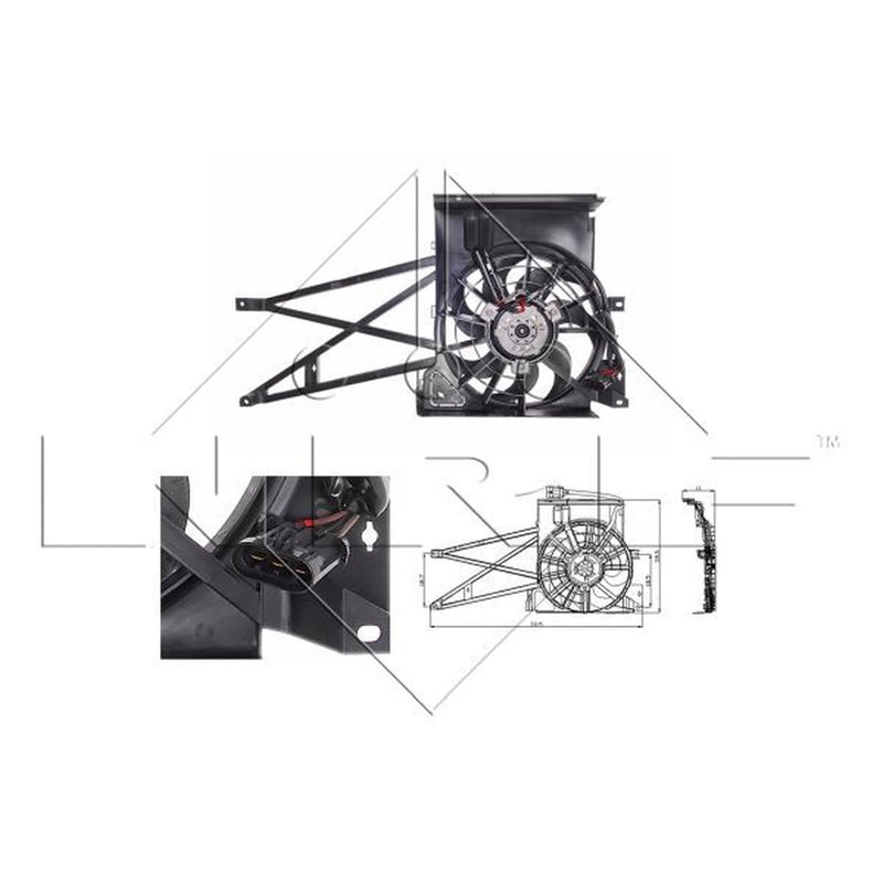 NRF Engine Cooling Fan 47013