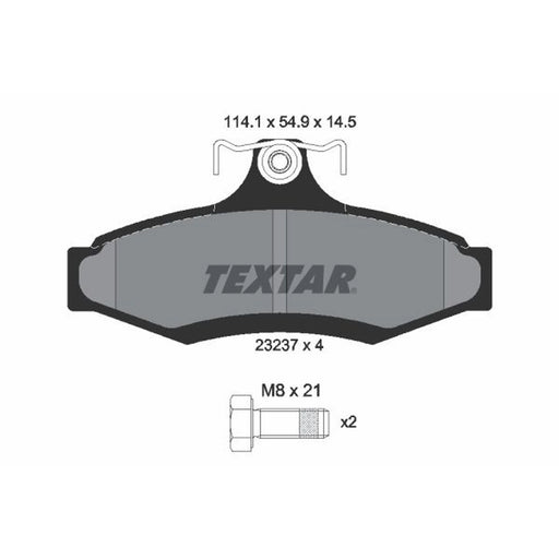 Textar Rear Brake Pad Set 2323701