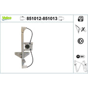 Valeo Electric Window Regulator Lifter Left Front 851012