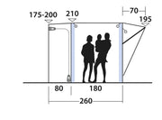 Outwell California Highway Driveaway Awning Grey - Outwell - Van Life Living