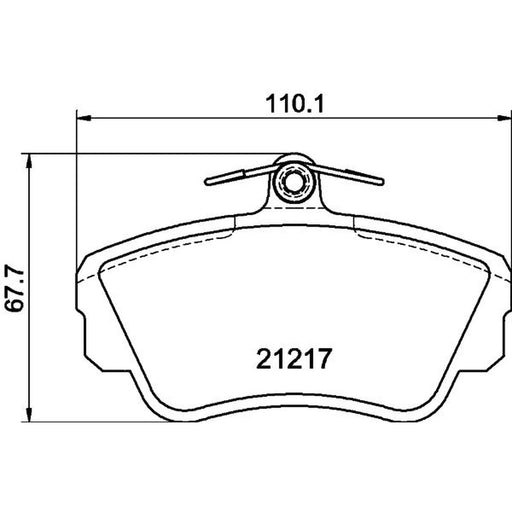 Mintex Front Brake Pad Set MDB1466