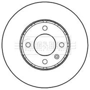 Borg & Beck 2 x Vented Front Brake Discs BBD5236-x2