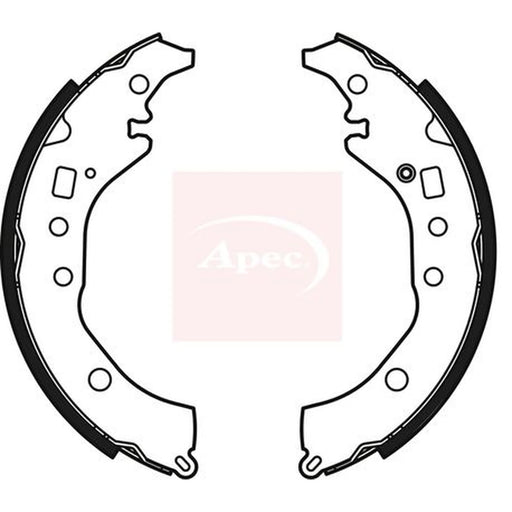 Apec Brake Shoe Set Axle Kit SHU828