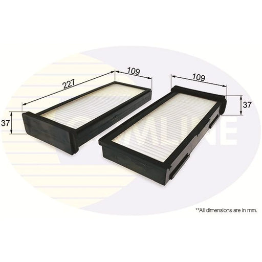 Comline Cabin Air Filter (Pollen Filter) EKF195