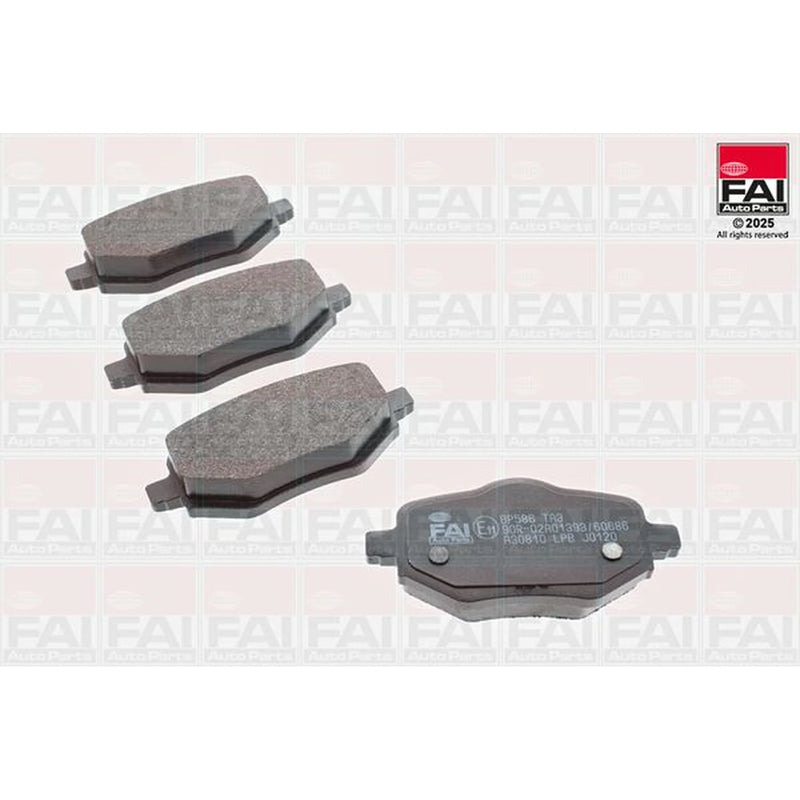 FAI Rear Brake Pad Set BP586