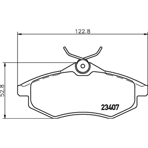 Mintex Front Brake Pad Set MDB2253