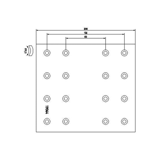 Textar Textar Cv Brake Lining Set 1906302