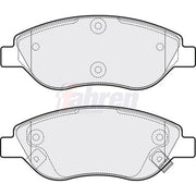Fahren Front Brake Pad Set fits Fiat Tipo 2015-2020 1.4 1.6