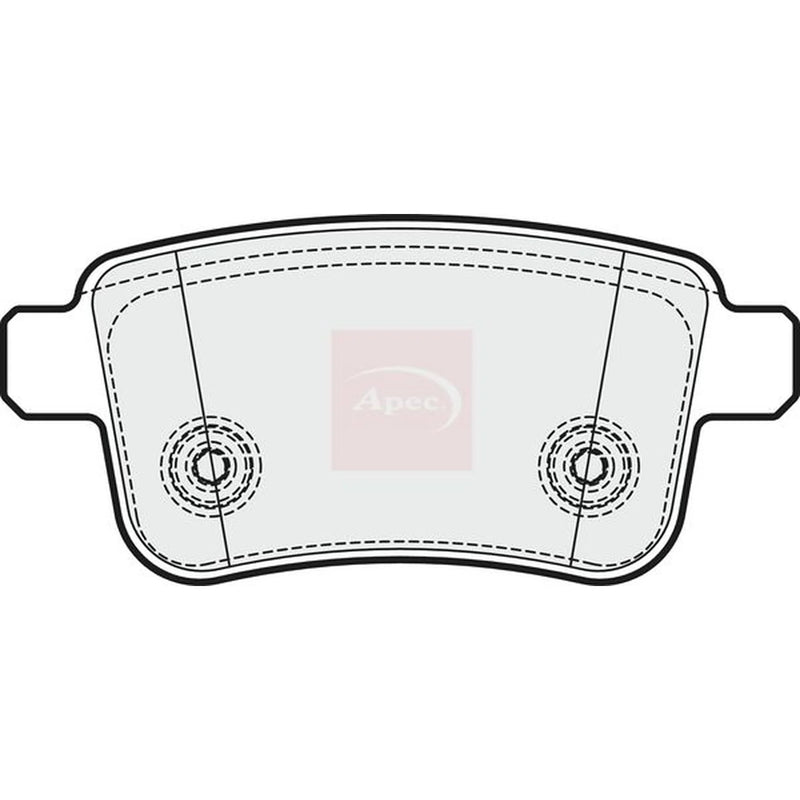 Apec Rear Brake Pad Set PAD1932