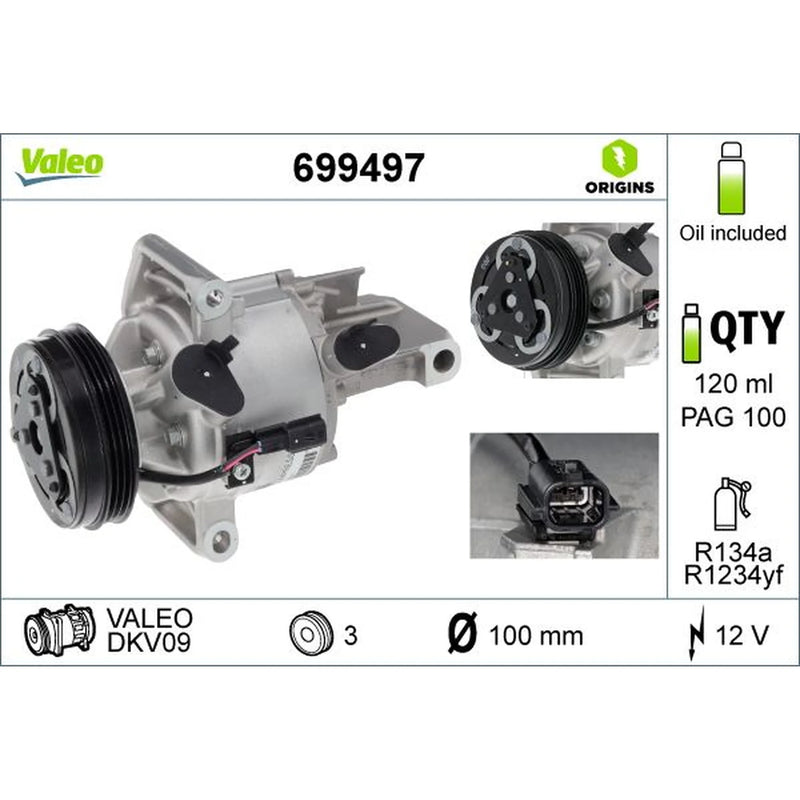 Valeo Air Conditioning Compressor 699497