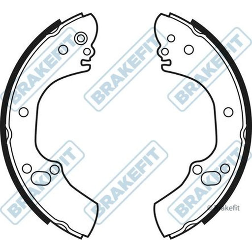 Apec Brake Shoe Set Axle Kit BSH1116