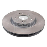 Febi 2 x Internally Vented Front Brake Discs 108477-x2