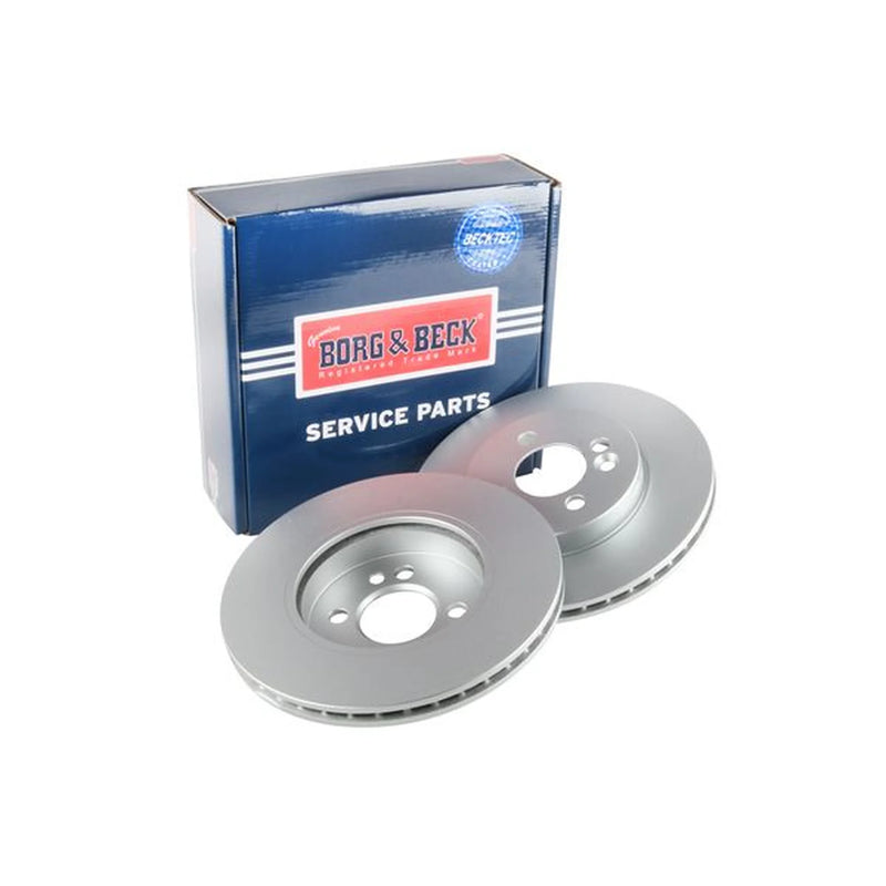 Borg & Beck 2 x Vented Front Brake Discs BBD4732-x2
