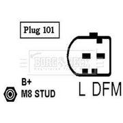 Borg & Beck Car Alternator 12V BBA2047
