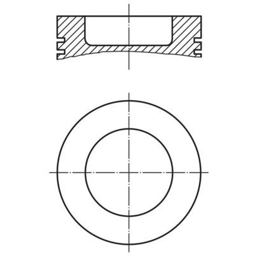 Mahle Piston Cylinder Bore = 128mm 229 16 00