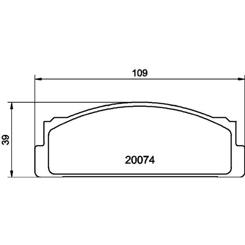 DON Rear Brake Pad Set PCP1527