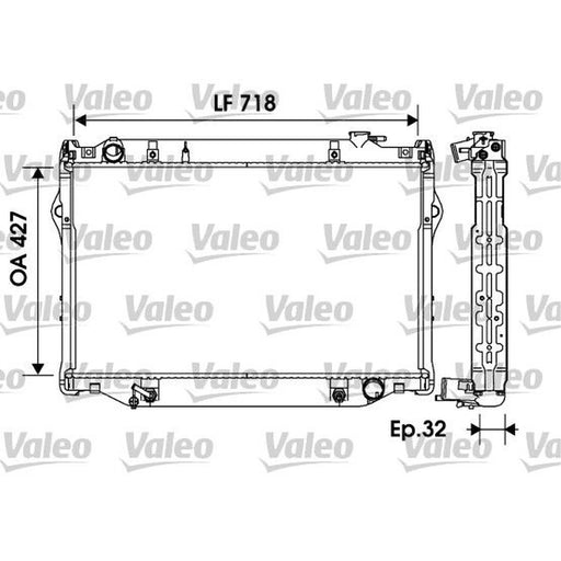 Valeo Engine Radiator 734185