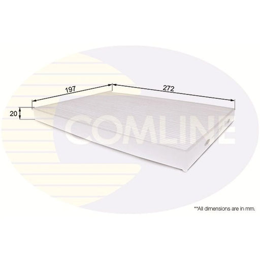 Comline Cabin Air Filter (Pollen Filter) EKF190