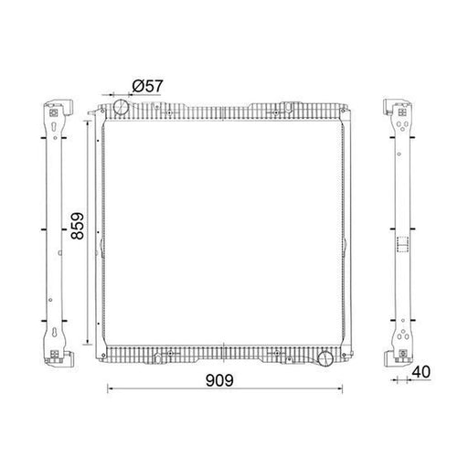 Mahle Engine Radiator CR 2151 000S