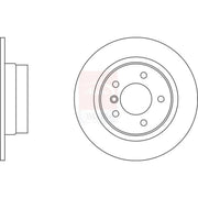Apec 2 x Solid Rear Brake Discs SDK6244-x2