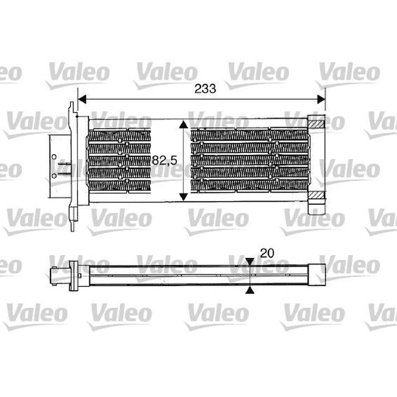 Valeo Additional Heater Cores Citroen C3 812235