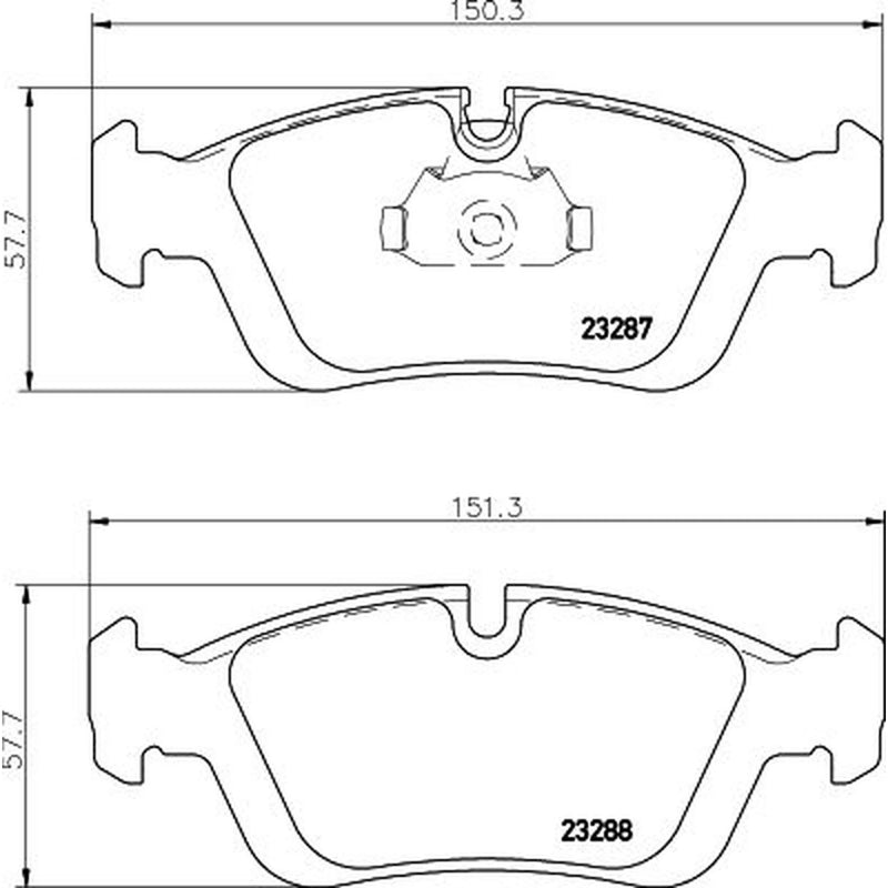 Mintex Front Brake Pad Set MDB1901