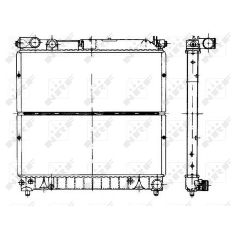 NRF Engine Radiator 50432