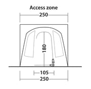 Outwell Pine Hills Awning Grey - Outwell - Van Life Living